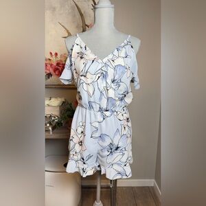 Dynamite Romper “cold shoulder”